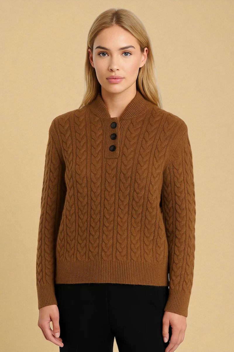 Ysella | Flätstickad kofta